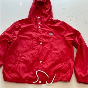 Levi's Red Hooded Jacket